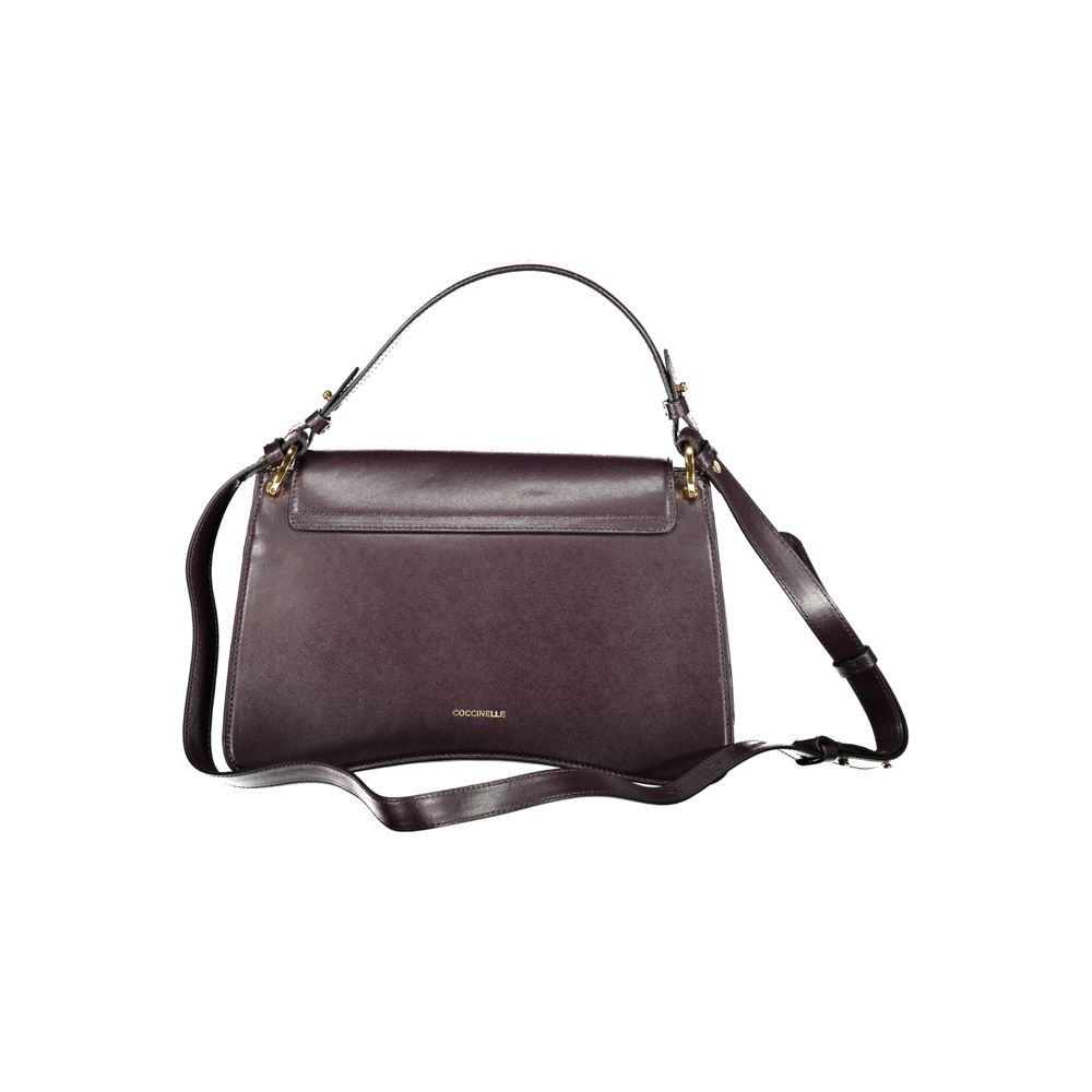 Coccinelle Purple Leather Handbag