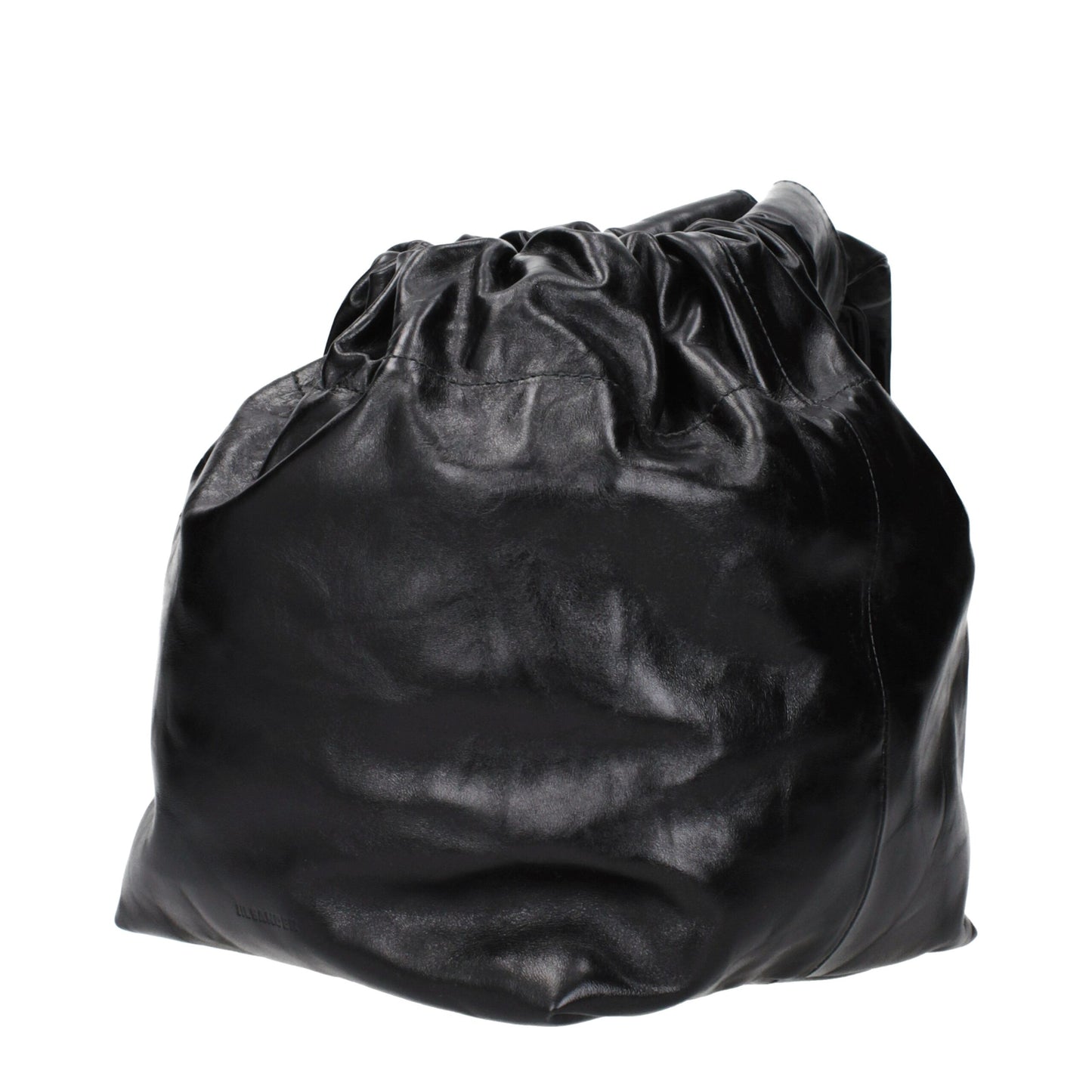 Jil Sander Black Leather Handbag
