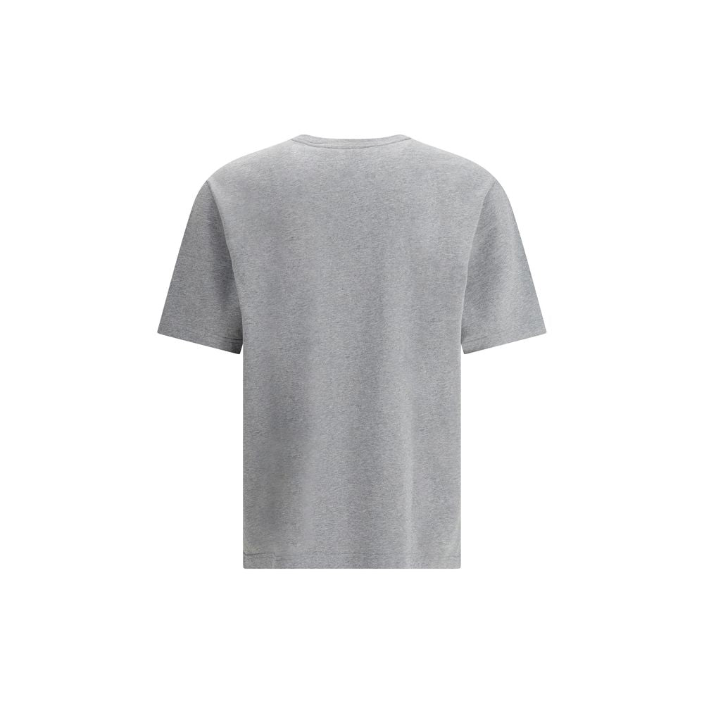 Maison Kitsuné Gray Cotton T-Shirt