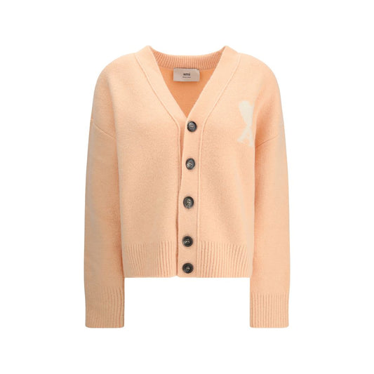 Ami Paris Multicolor Alpaca Vicugna Pacos Cardigan