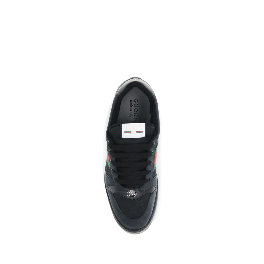 Gucci Black Calf Leather Bos Taurus Sneakers
