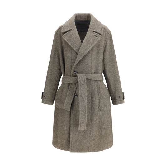 Lemaire Bicolor Wool Coat