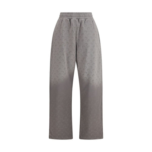 Marine Serre Gray Cotton Casual Pants