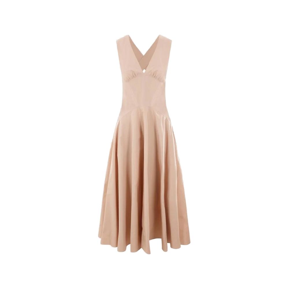 Alaïa Beige Cotton Casual Dress