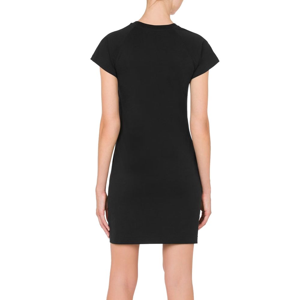 Moschino Couture Black Cotton Casual Dress