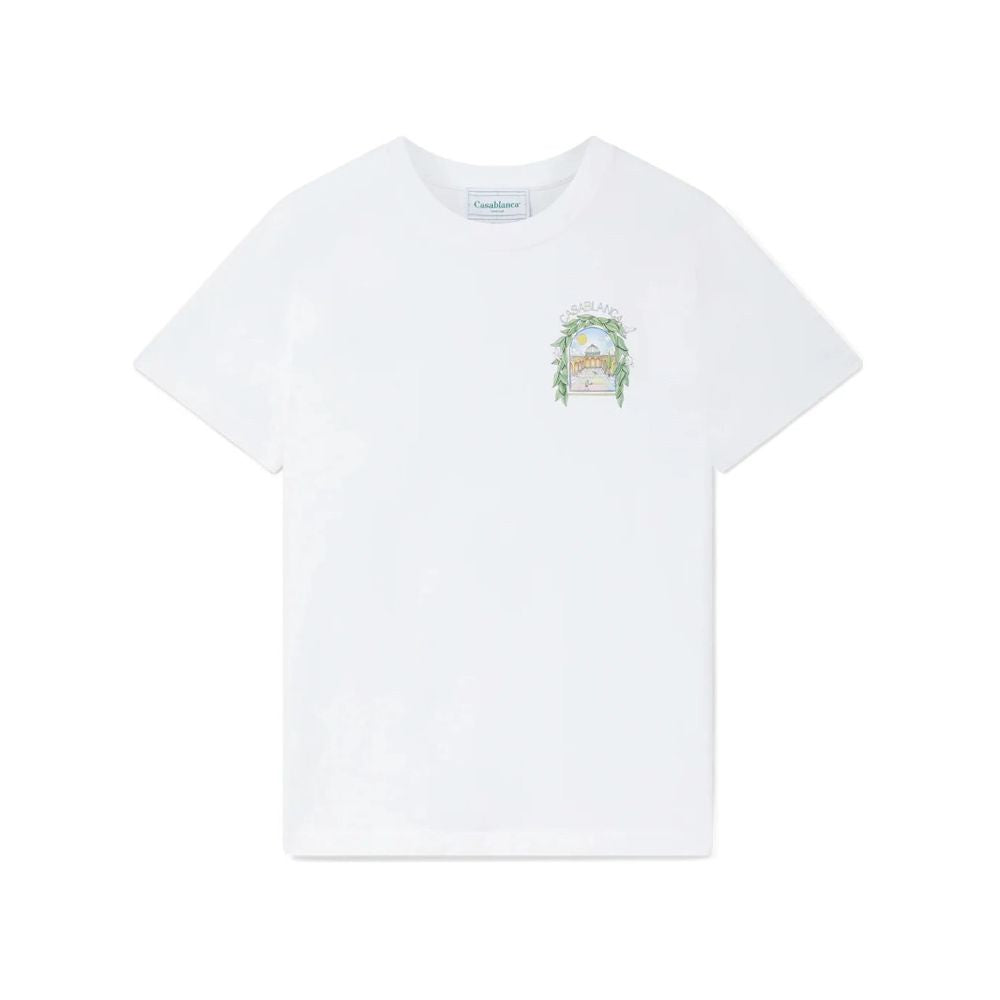 Casablanca White Cotton T-Shirt
