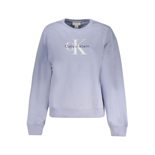 Calvin Klein Purple Cotton Sweatshirt