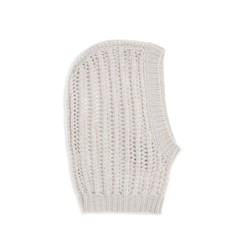 Brunello Cucinelli White Cashmere Hat