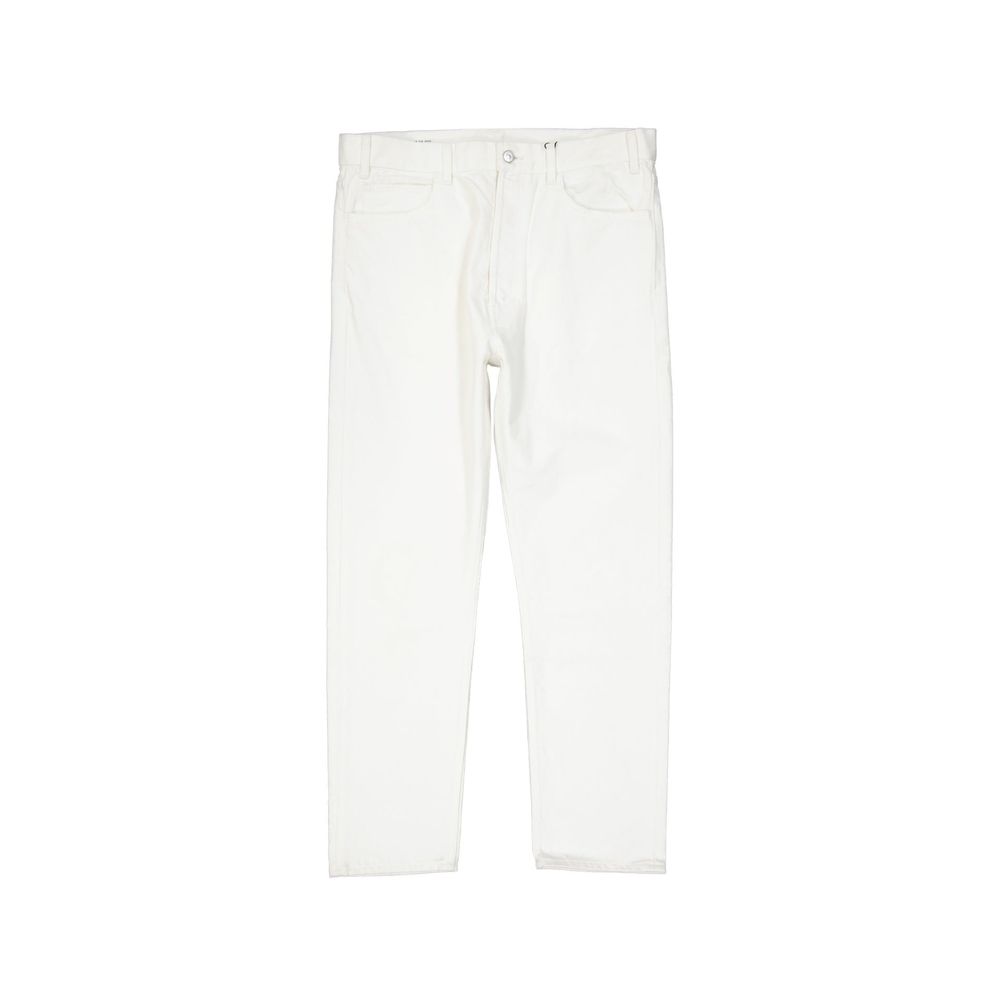Celine White Cotton Jeans Denim