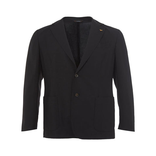 Colombo Elegant Cashmere Black Men's Jacket