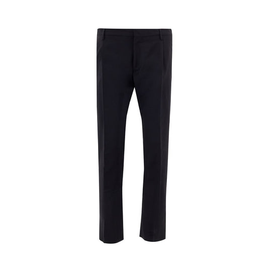 Elegant Black Wool Valentino Trousers