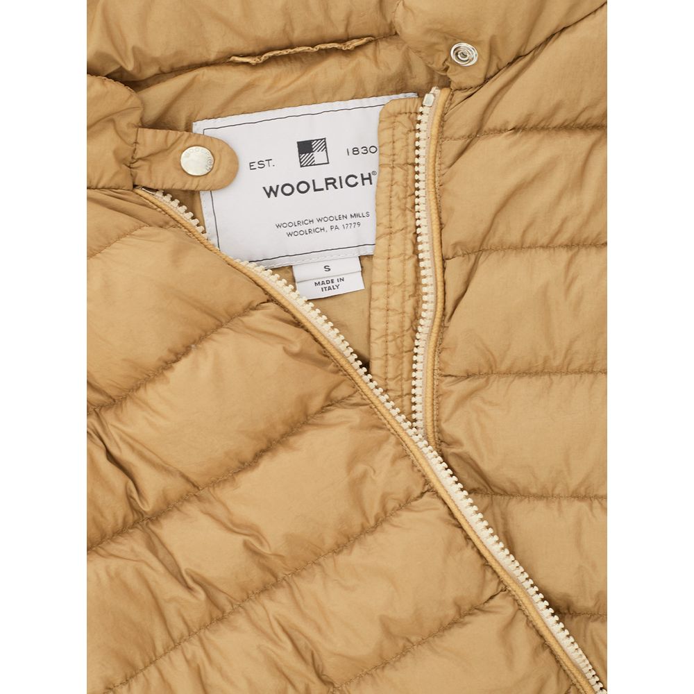 Woolrich Beige Polyamide Chic Winter Coat