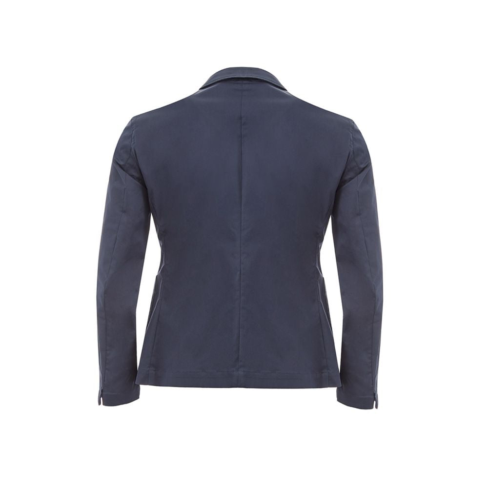 Lardini Elegant Blue Cotton Jacket
