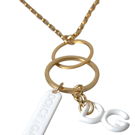 Dolce &amp; Gabbana Chic Gold Charm-Kettenhalskette