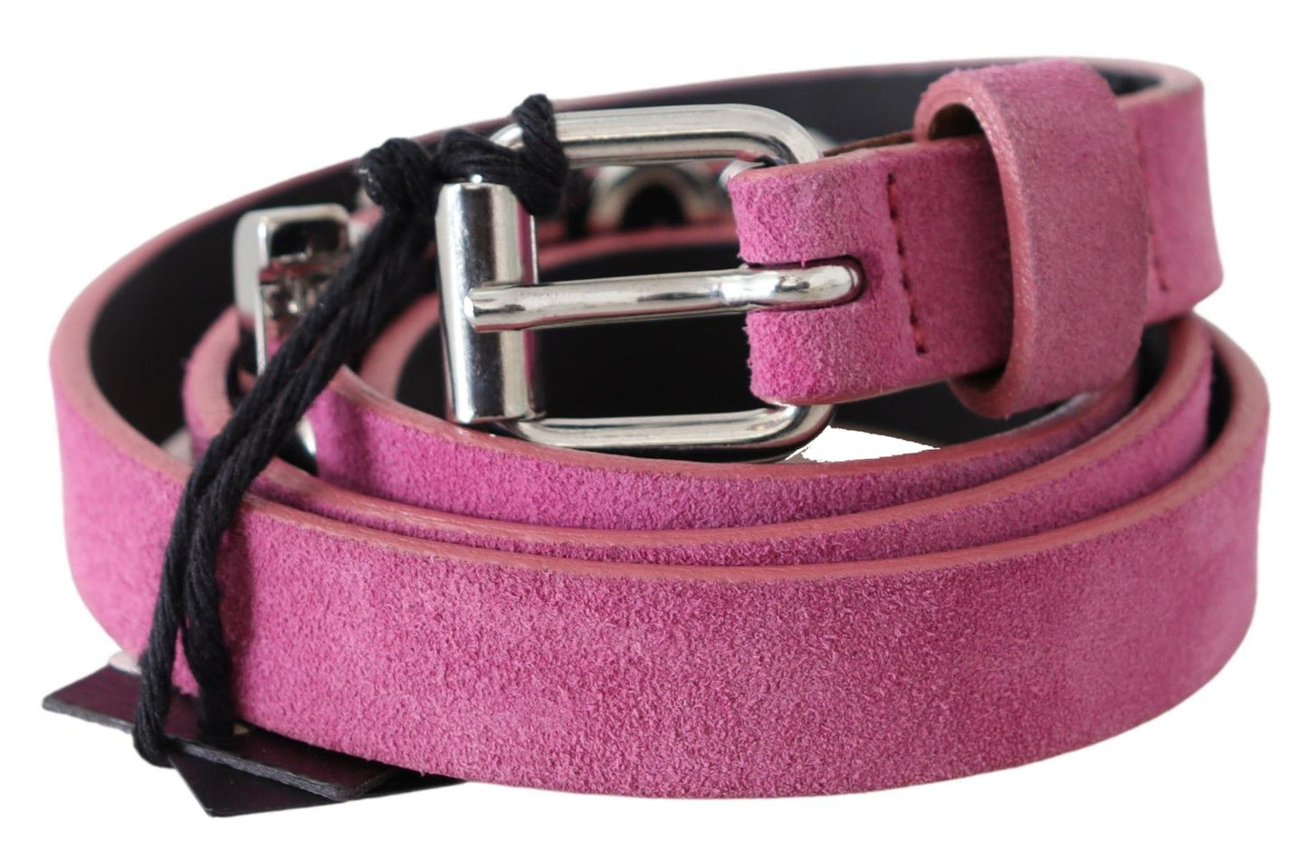 Just Cavalli Fuschia Pink Leder-Taillengürtel